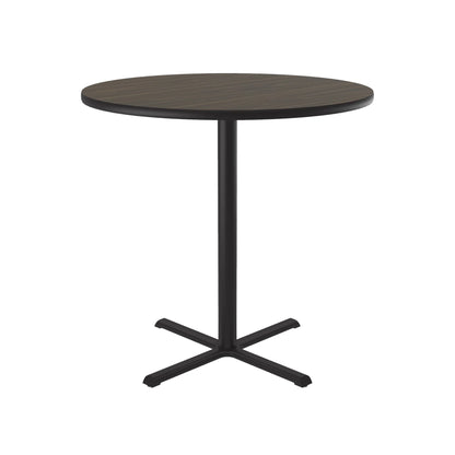 Round Stool/Standing Height Café & Breakroom Table Thermal Fused Laminate