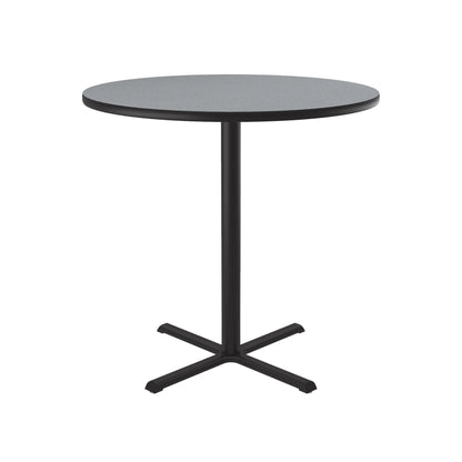 Round Stool/Standing Height Café & Breakroom Table Thermal Fused Laminate