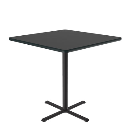 Square Stool/Standing Height Café & Breakroom Table Thermal Fused Laminate