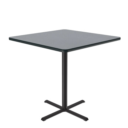 Square Stool/Standing Height Café & Breakroom Table Thermal Fused Laminate