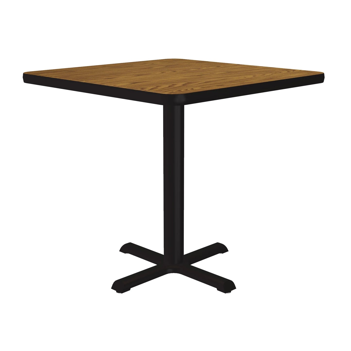 Square Table Height Café & Breakroom Table Thermal Fused Laminate