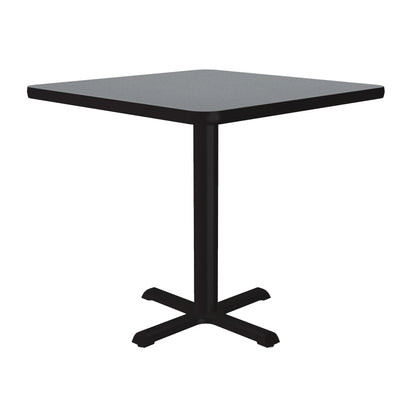 Square Table Height Café & Breakroom Table Thermal Fused Laminate