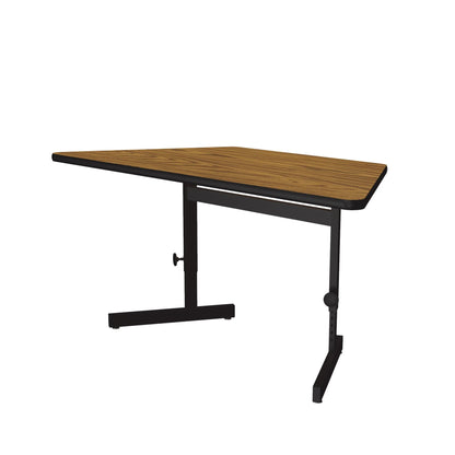 Adjustable Height Work Station And Student Desk Econoline Melamine