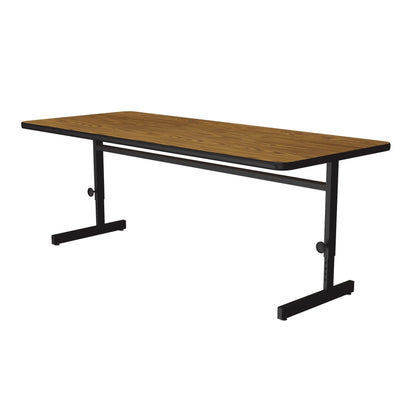 Adjustable Height Work Station And Student Desk Econoline Melamine