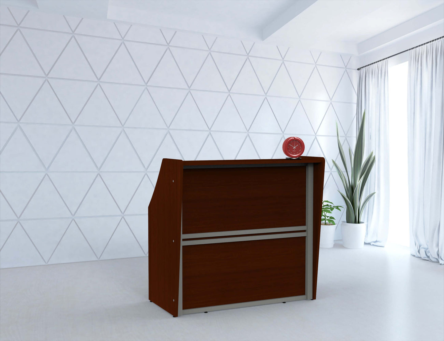 Linea Italia Straight Reception Desk