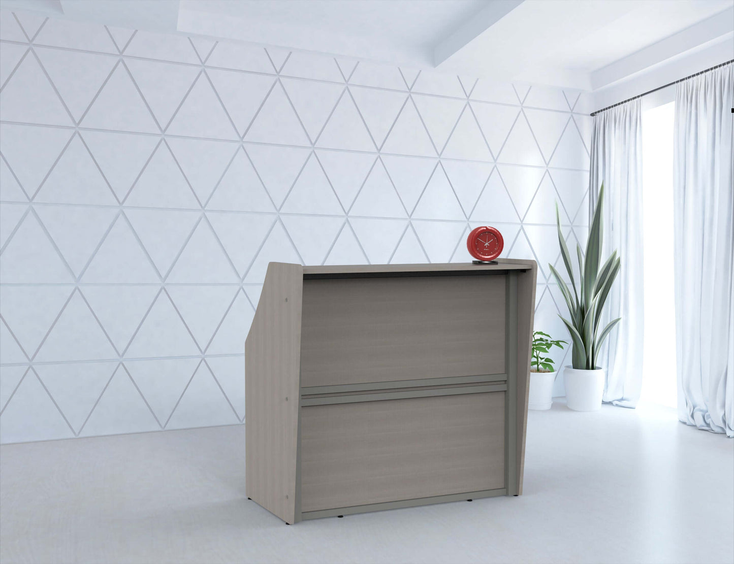 Linea Italia Straight Reception Desk