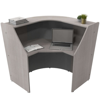 Linea Italia Corner Reception Desk Single Unit