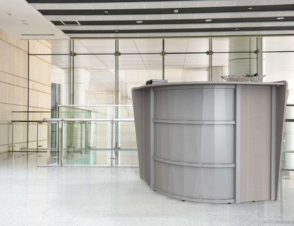 Linea Italia Corner Reception Desk Single Unit