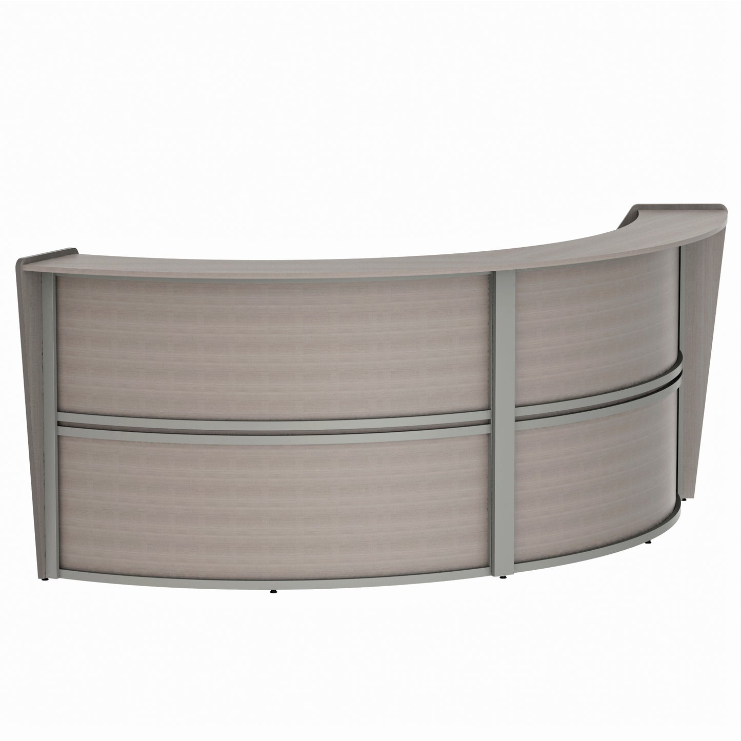 Linea Italia Curved Reception Desk with Counter 2 Units