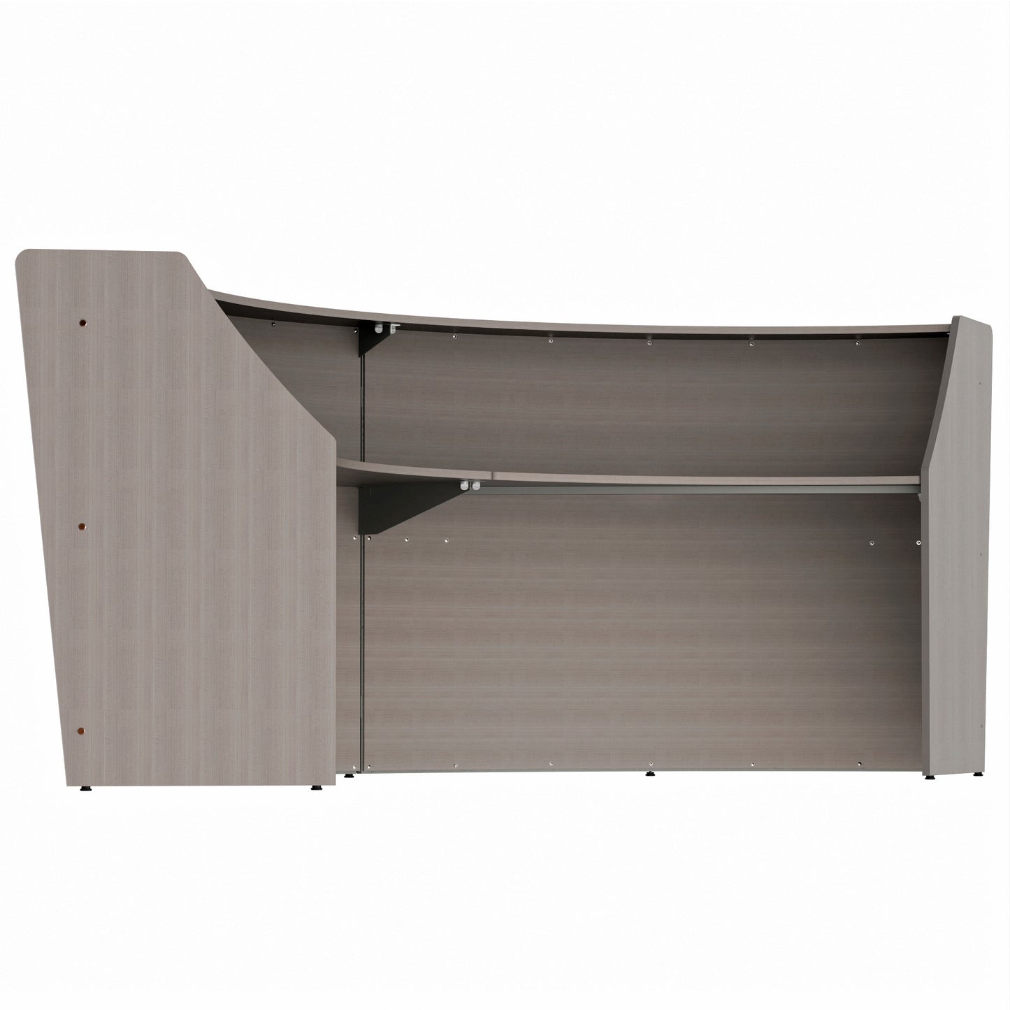 Linea Italia Curved Reception Desk with Counter 2 Units