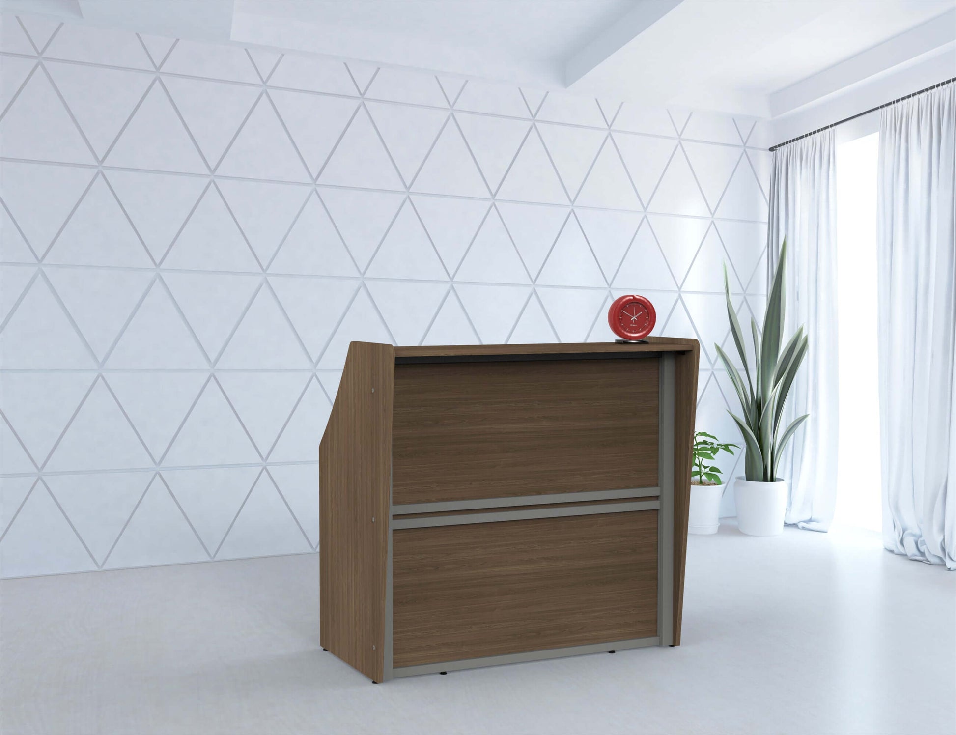 Linea Italia Straight Reception Desk