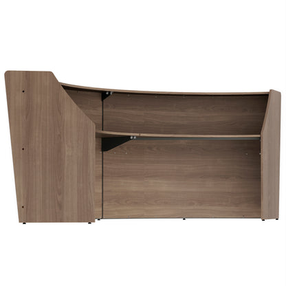 Linea Italia Curved Reception Desk with Counter 2 Units