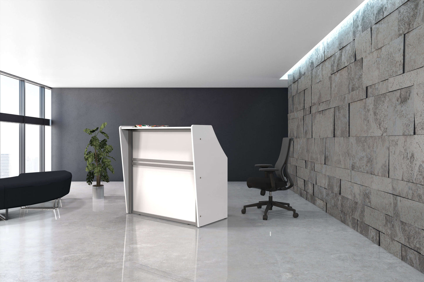 Linea Italia Straight Reception Desk