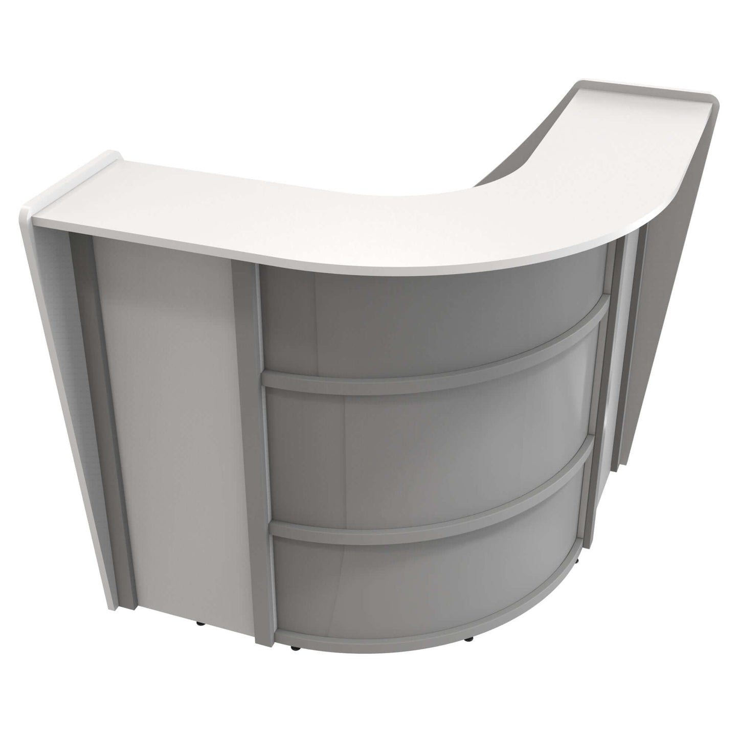 Linea Italia Corner Reception Desk Single Unit