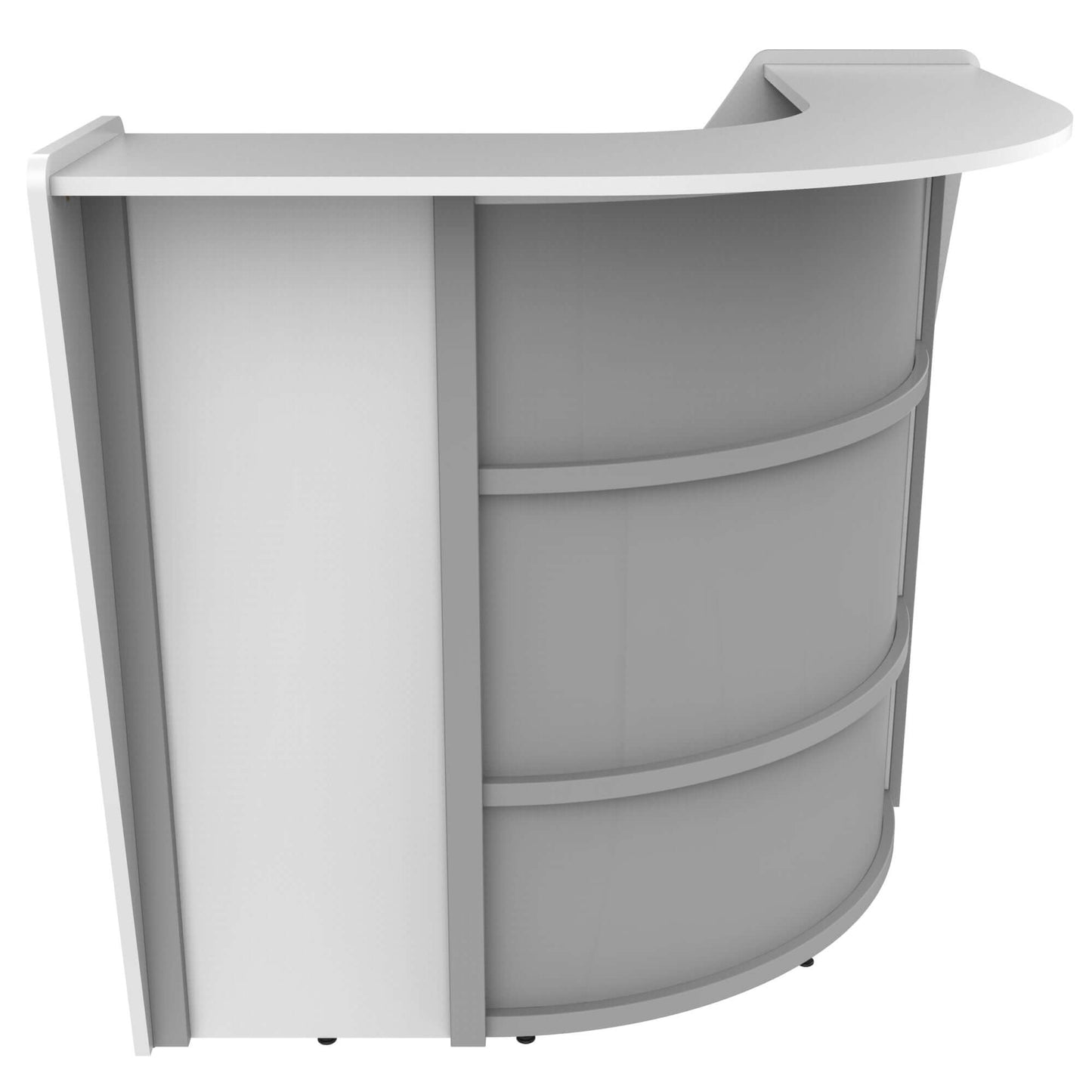 Linea Italia Corner Reception Desk Single Unit