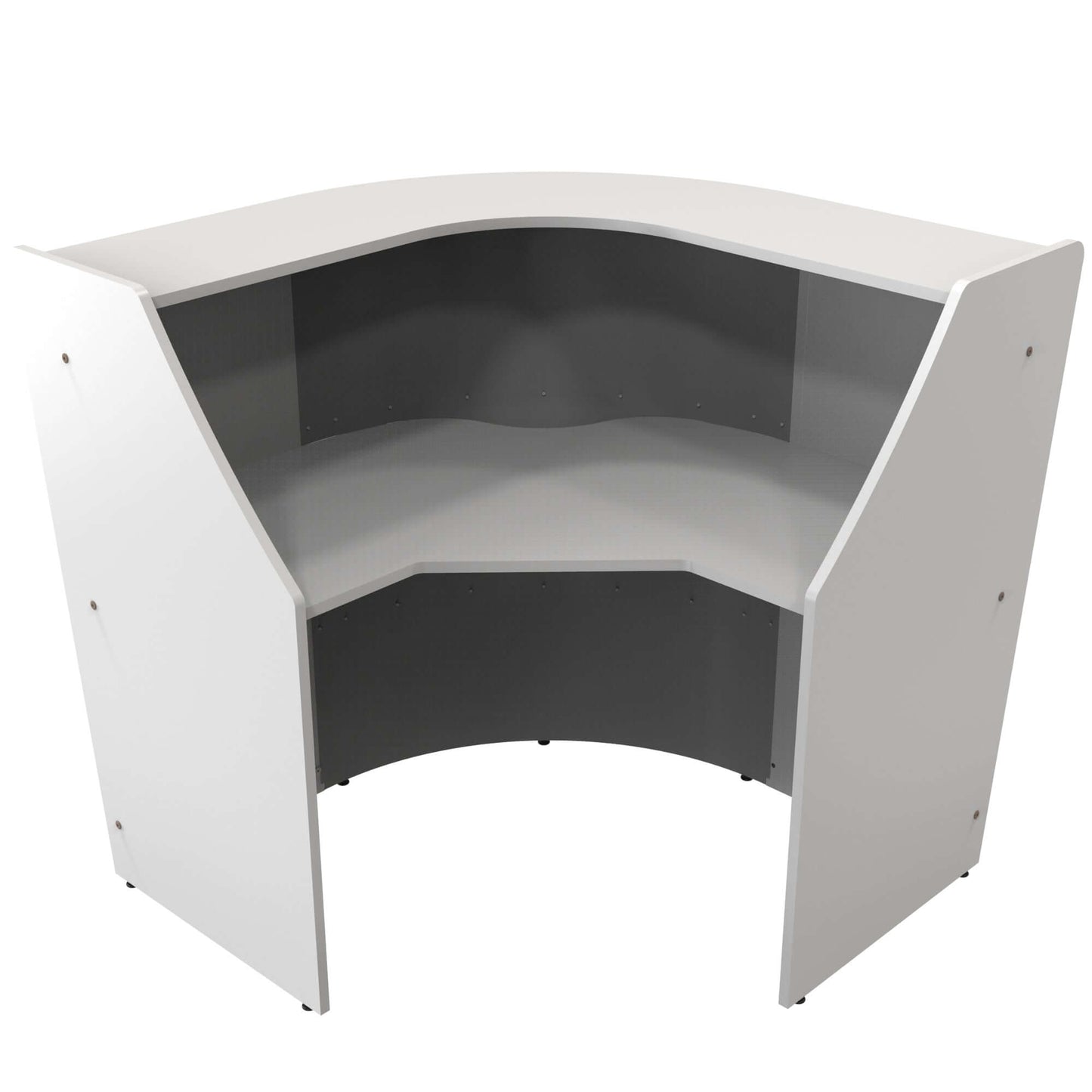 Linea Italia Corner Reception Desk Single Unit