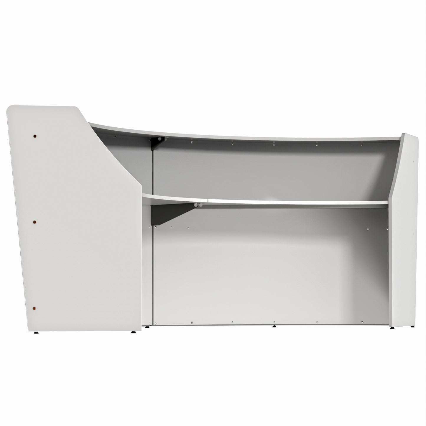 Linea Italia Curved Reception Desk with Counter 2 Units