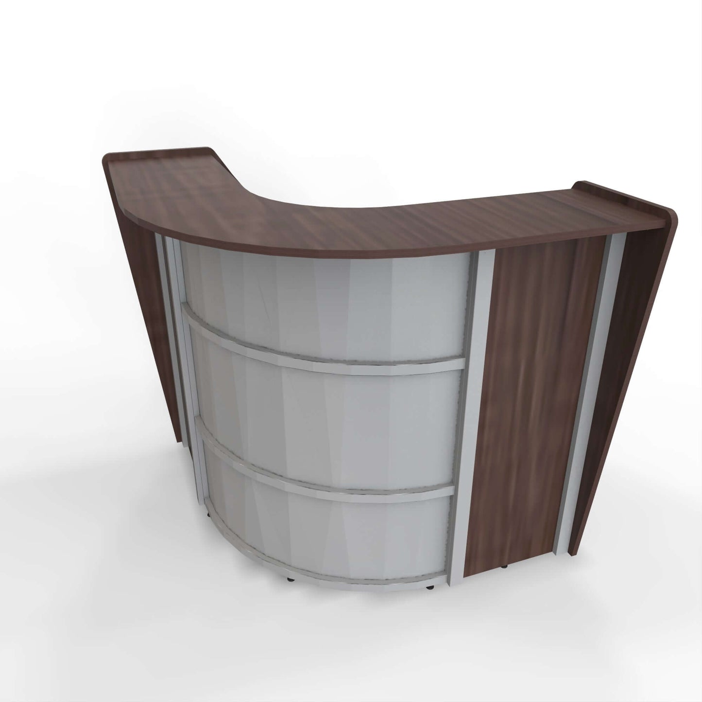 Linea Italia Corner Reception Desk Single Unit