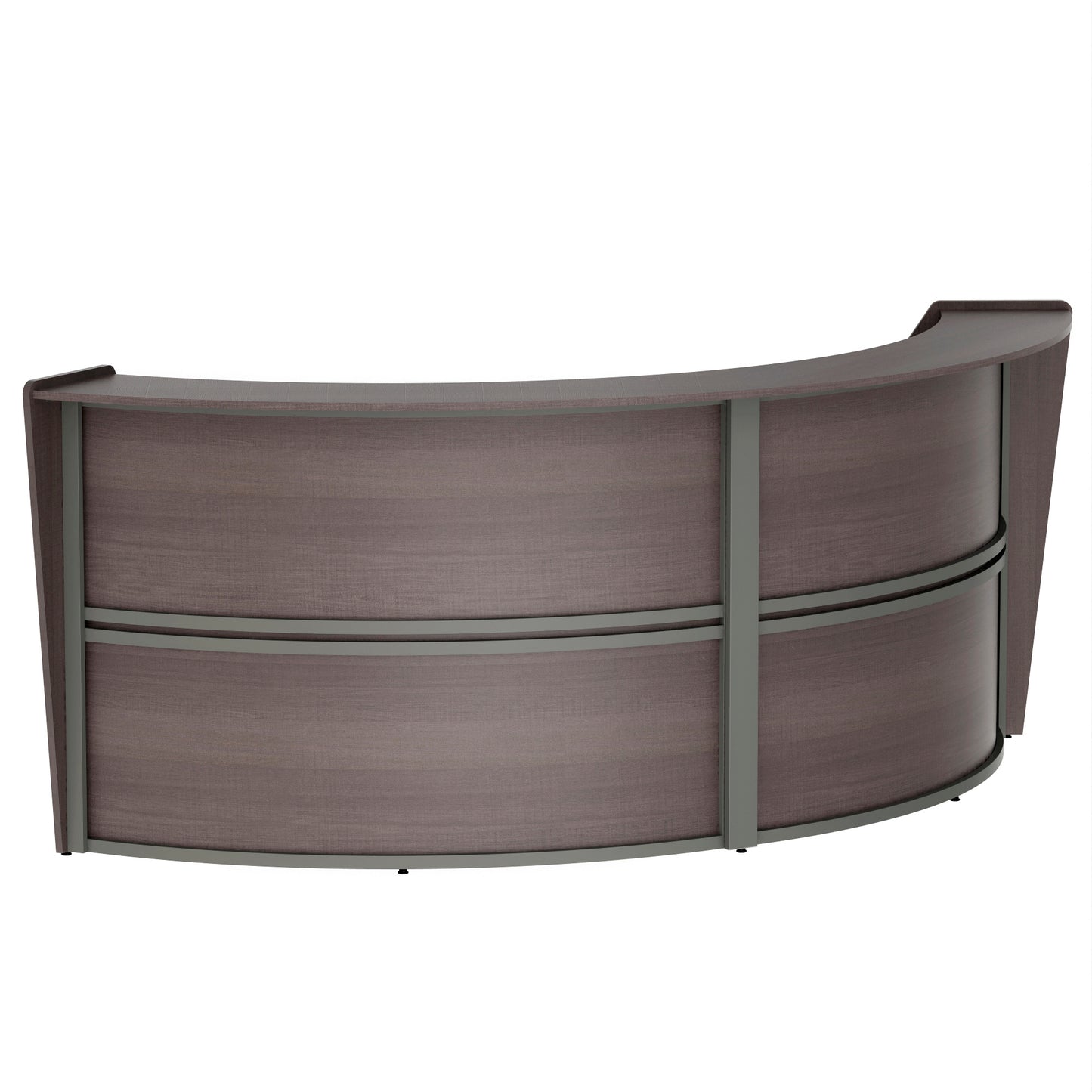 Linea Italia Curved Reception Desk with Counter 2 Units