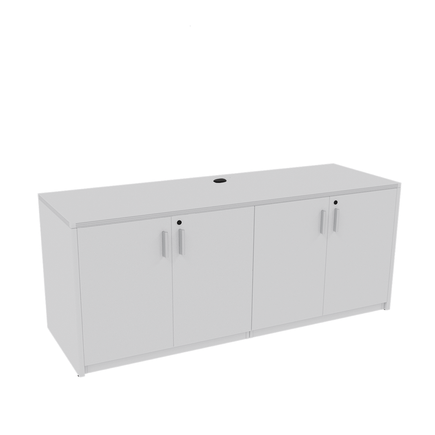 Kai Line Credenza Storage with Double Storage Cabinets