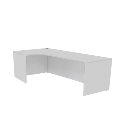 Kai Line Left-Handed Extended Corner Bow Front Desk Shell (30-41x71)