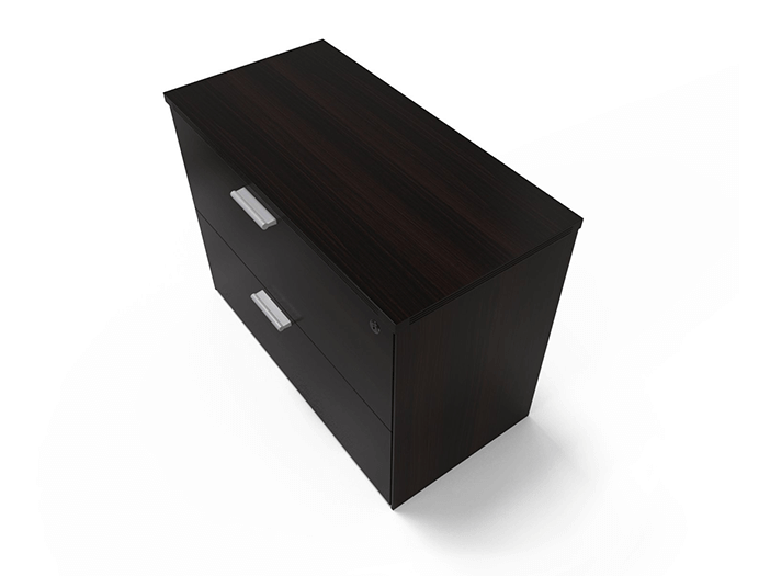 Kai Line Lateral File with 2 Drawers