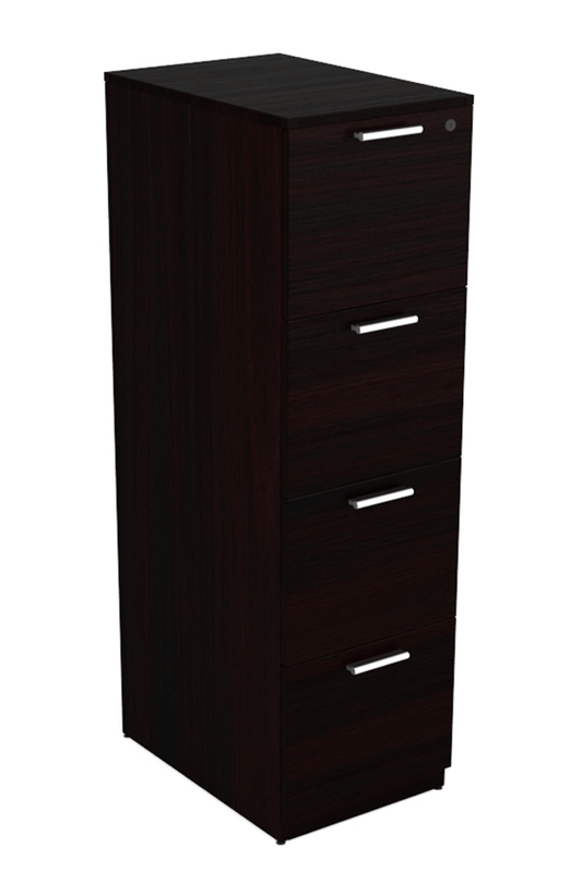 Kai Line Storage Vertical File with 4 Drawers