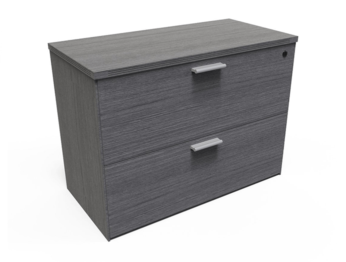 Kai Line Lateral File with 2 Drawers