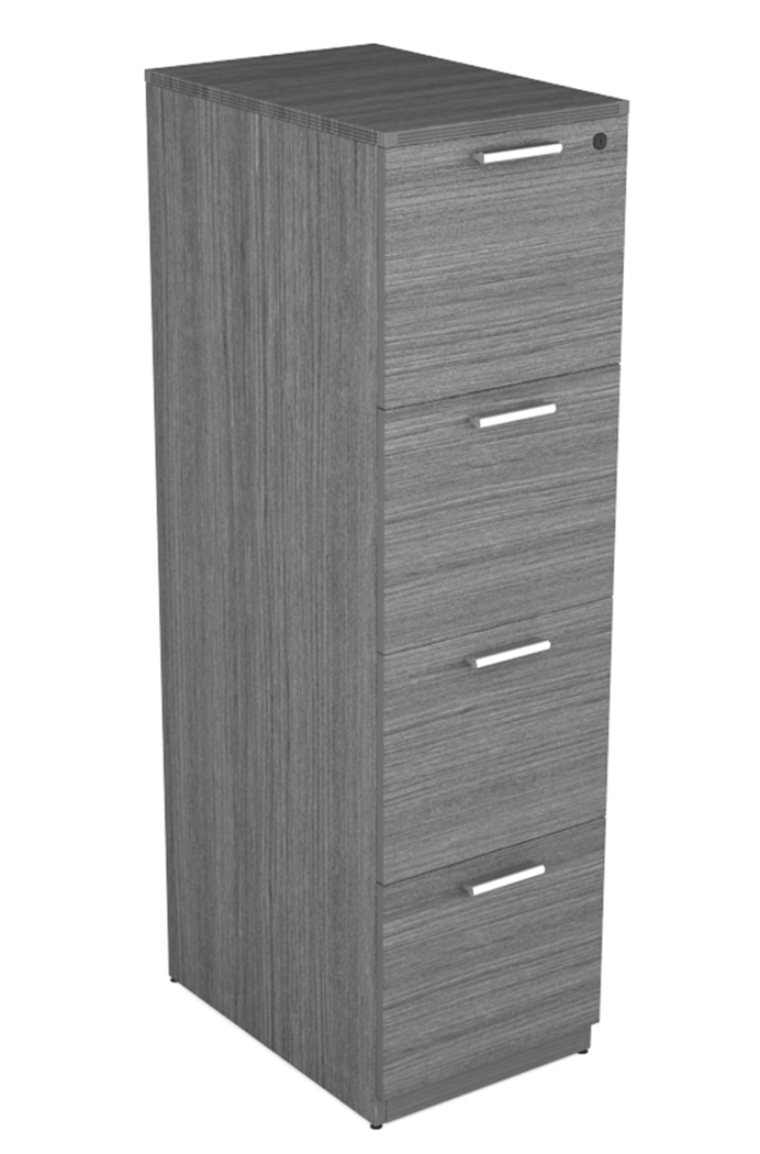 Kai Line Storage Vertical File with 4 Drawers