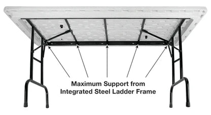 Heavy Duty Commercial Plastic Folding Tables-Standard Height