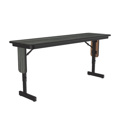 Panel Leg Folding Seminar Table - Adjustable Height- High-Pressure Laminate