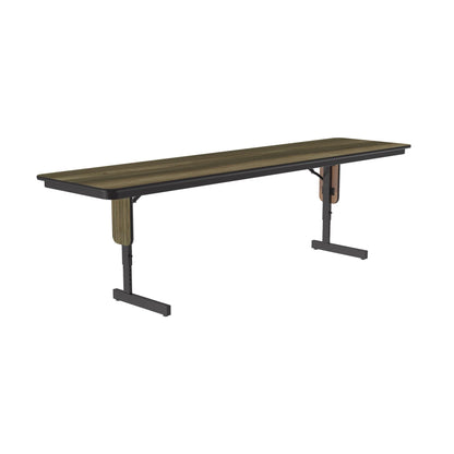 Panel Leg Folding Seminar Table - Adjustable Height- High-Pressure Laminate