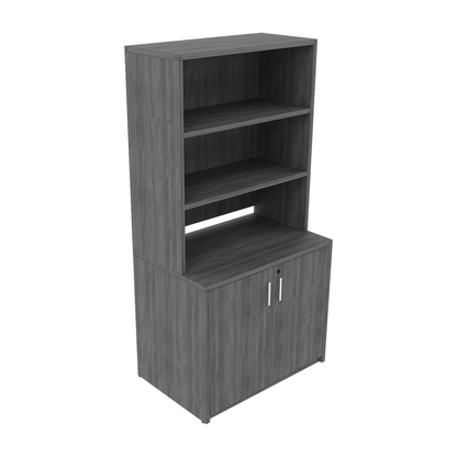 Kai Line Open Hutch Storage Cabinet