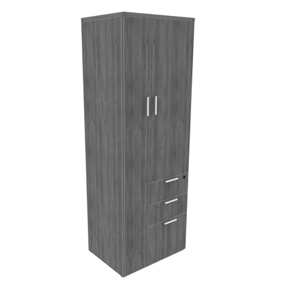 Kai Line Storage Laminate Wardrobe with Lock