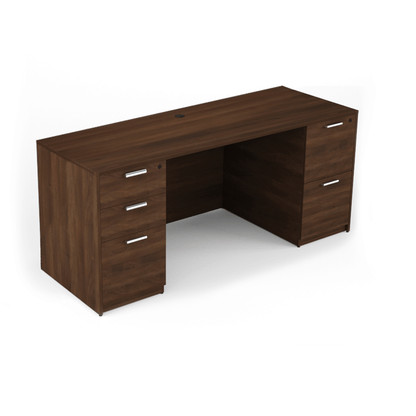 Kai Line Credenza with Double Full Pedestals