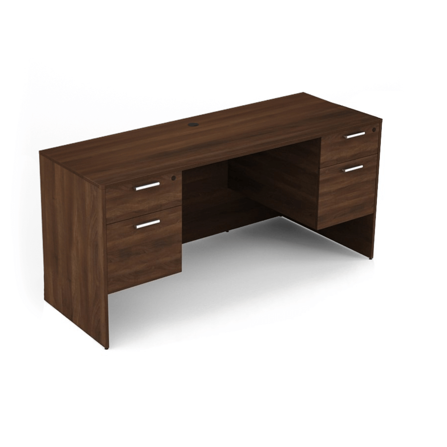 Kai Line Credenza with Double Suspended Pedestals