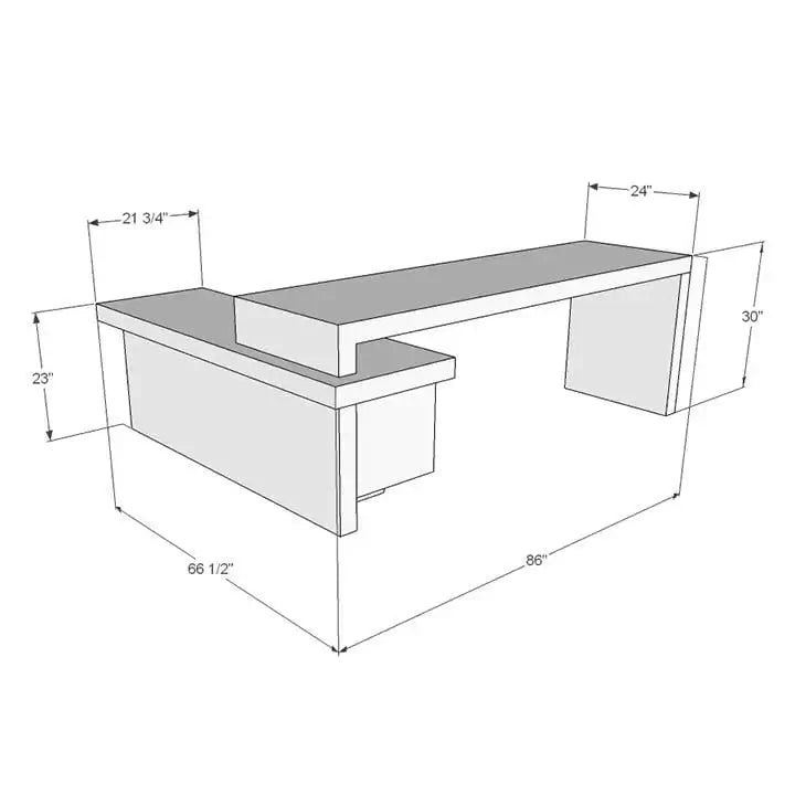 Reception Counter Solutions Delta Executive Office Desk