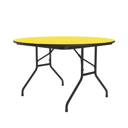 Commercial High-Pressure Folding Tables, Standard Height-High Intensity Colors