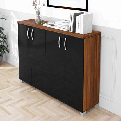 Casa Mare LEXUS 71″ Modern Home & Office Furniture Desk Brown & Black