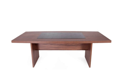 Casa Mare MAXIMUS 82″ Meeting & Conference Table Walnut & Black