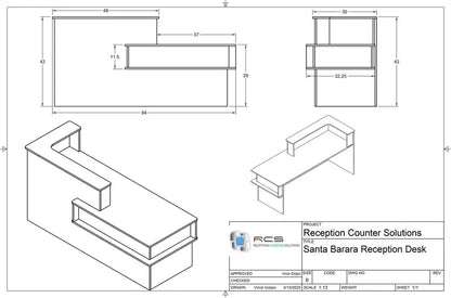 Reception Counter Solutions Santa Barbara Reception Desk