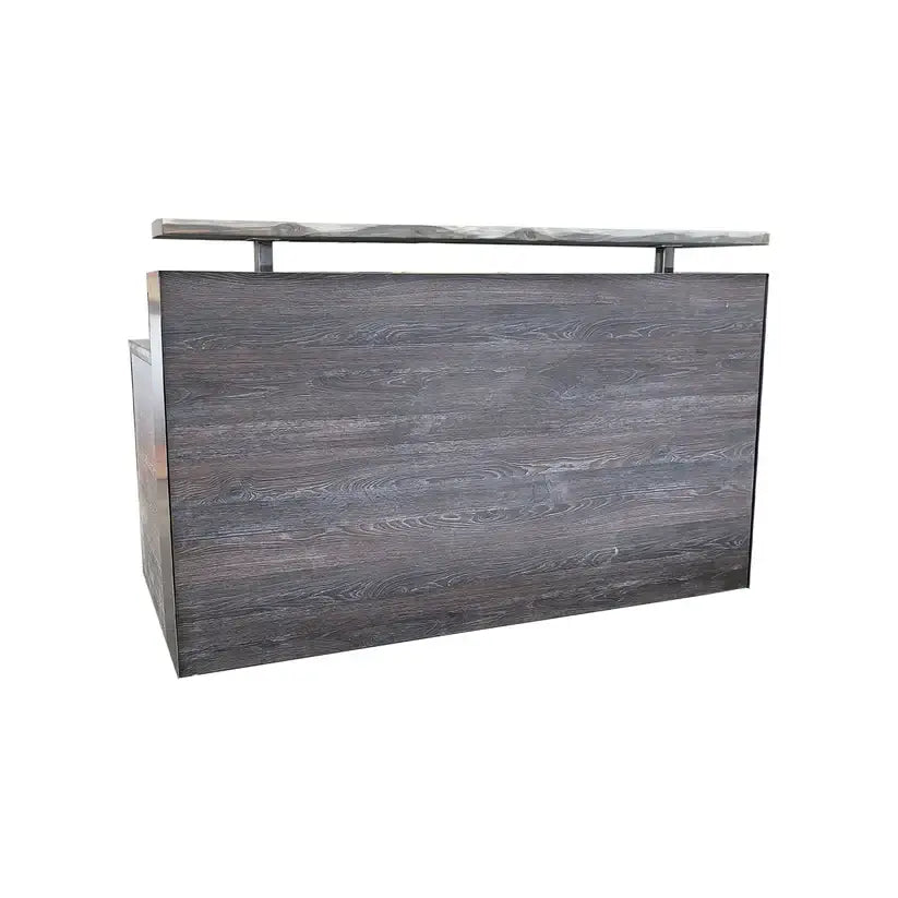 Reception Counter Solutions Scorched Oak Memphis Reception Desk