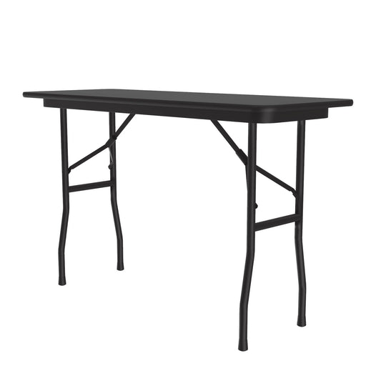 Commercial High-Pressure Folding Tables, Standard Height-Stone Look Laminate