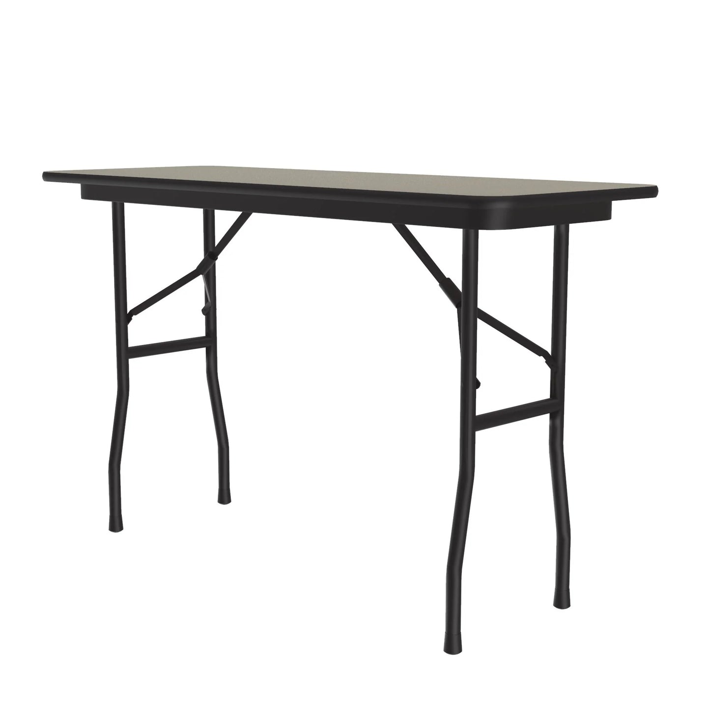 Commercial High-Pressure Folding Tables, Standard Height-Stone Look Laminate