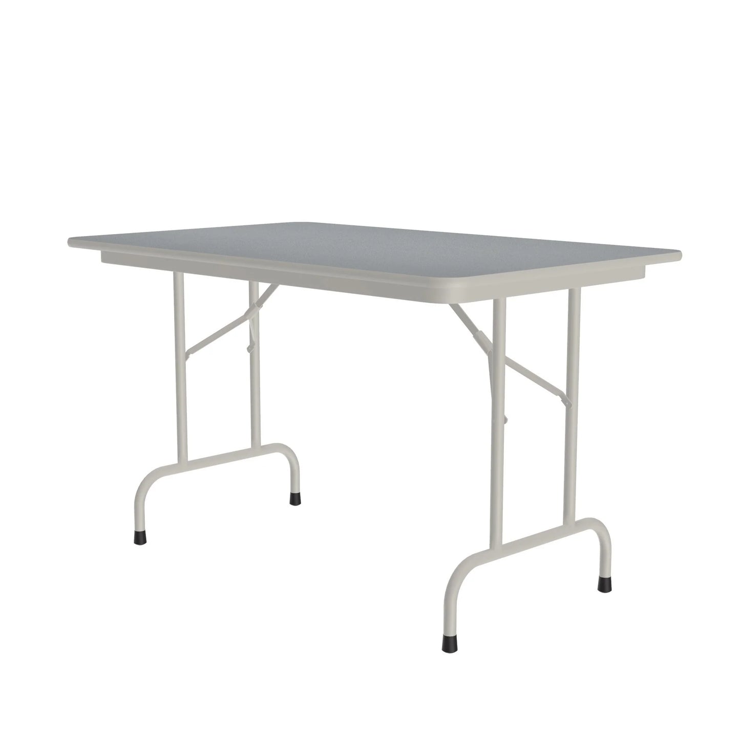 Commercial High-Pressure Folding Tables, Standard Height-Stone Look Laminate