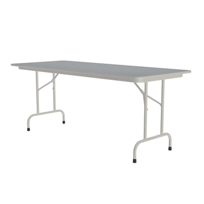 Commercial High-Pressure Folding Tables, Standard Height-Stone Look Laminate