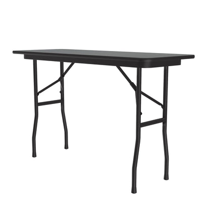 Commercial High-Pressure Folding Tables, Standard Height-Stone Look Laminate