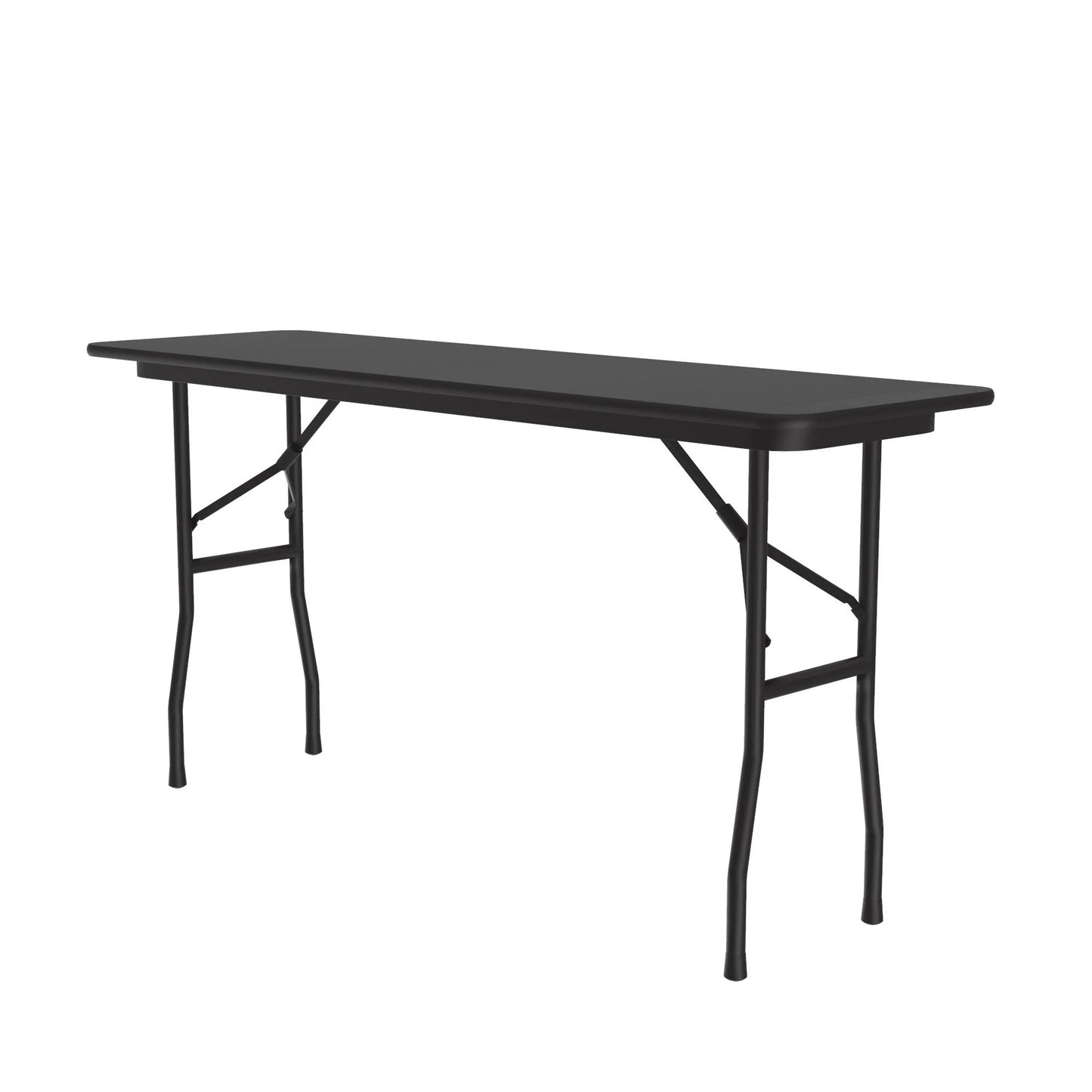 Commercial High-Pressure Folding Tables, Standard Height-Stone Look Laminate